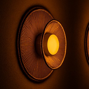 Applique murale sans fil beige dalia