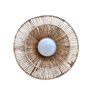 Applique murale sans fil beige dalia