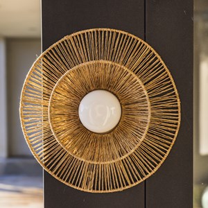 Applique murale sans fil beige dalia