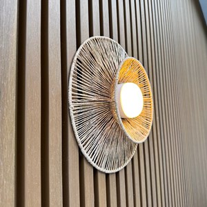 Applique murale sans fil beige dalia