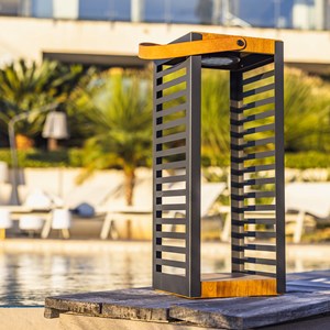 Lanterne solaire noir ferian