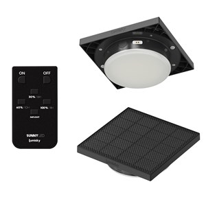 Lanterne solaire noir ferian