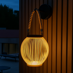 Applique murale solaire beige isaline