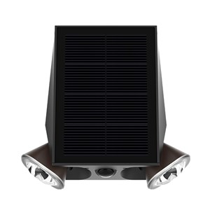 Applique murale solaire sensor noir striker