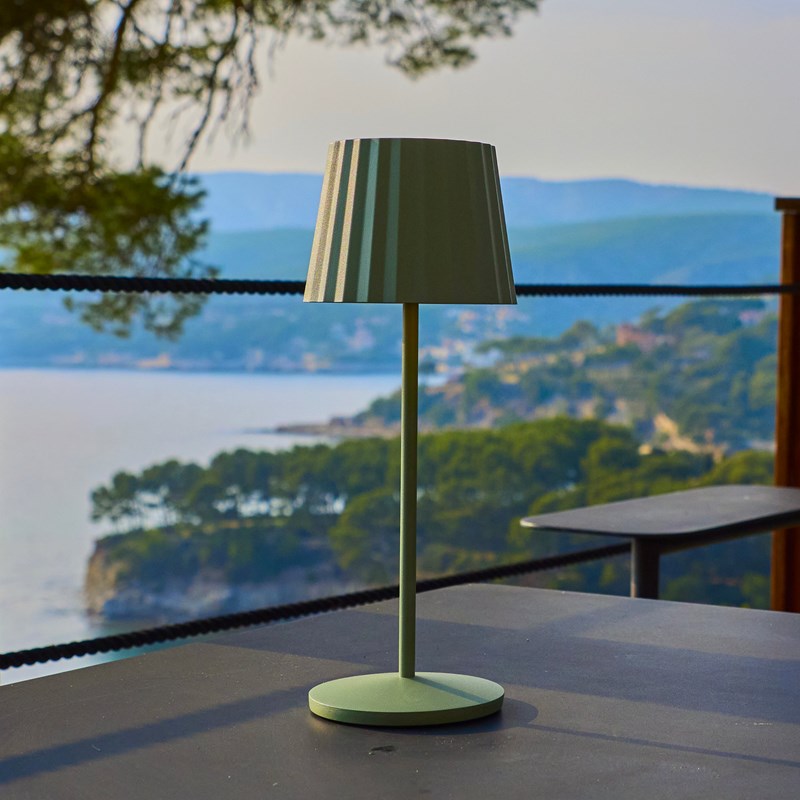 Lumisky - Lampe de table sans fil led vert abby