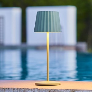 Lampe de table sans fil led vert olive abby