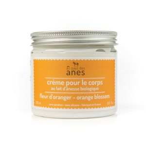 Crème fleur d'oranger au lait d'ânesse