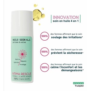 Huile innovante pour le bien-être intime