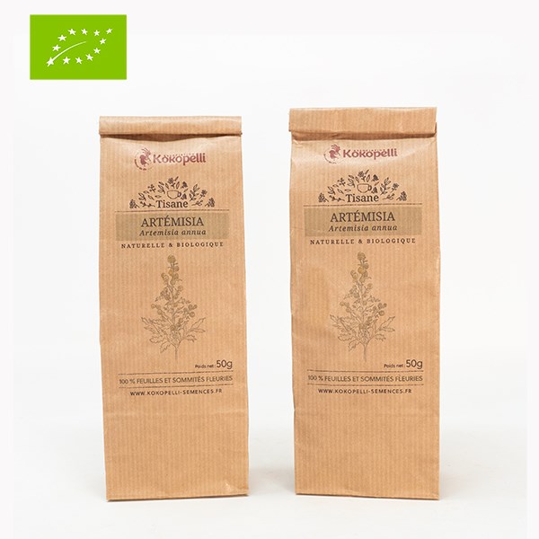 Association Kokopelli - 2 tisanes d'artemisia annua bio 50gr
