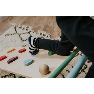 Rampe d'escalade coloré