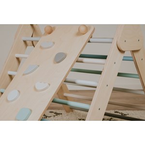 Rampe d'escalade pastel