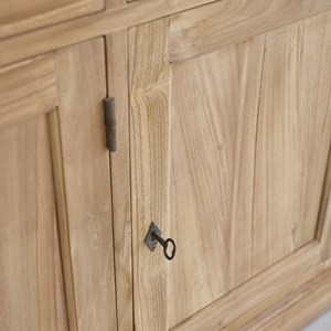 Commode en teck massif 150 cm