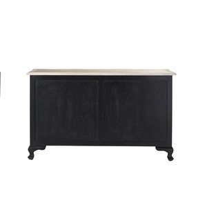 Commode en acajou massif et teck 150 cm