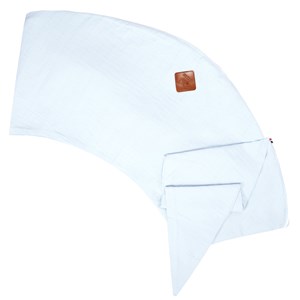 Housse pour coussin d'allaitement bleu