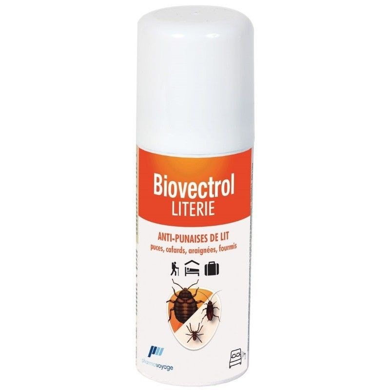 Répulsif anti-insectes biovectrol anti-punaises de lit 100 ml