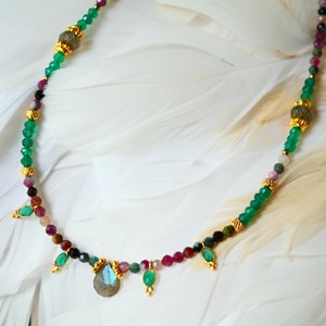 Collier tourmaline gatha