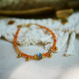 Bracelet aventurine rouge anubhav