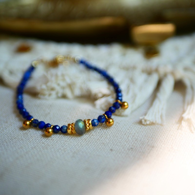 Bracelet lapis lazuli anubhav