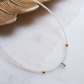 Collier pierre de lune alinia