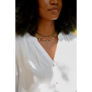 Collier rubis zoisite ilona
