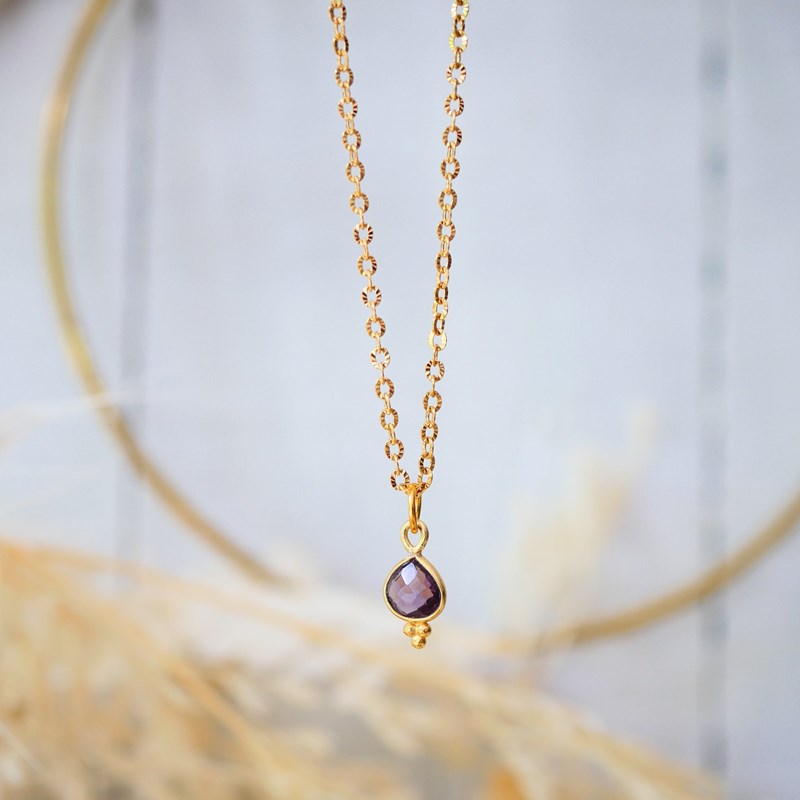 Collier améthyste anita