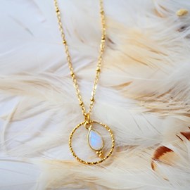 Collier pierre de lune clementine