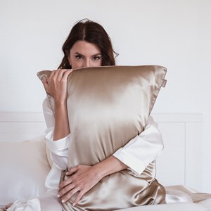 Taie d'oreiller en soie made in france