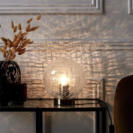 Lampe à poser en verre