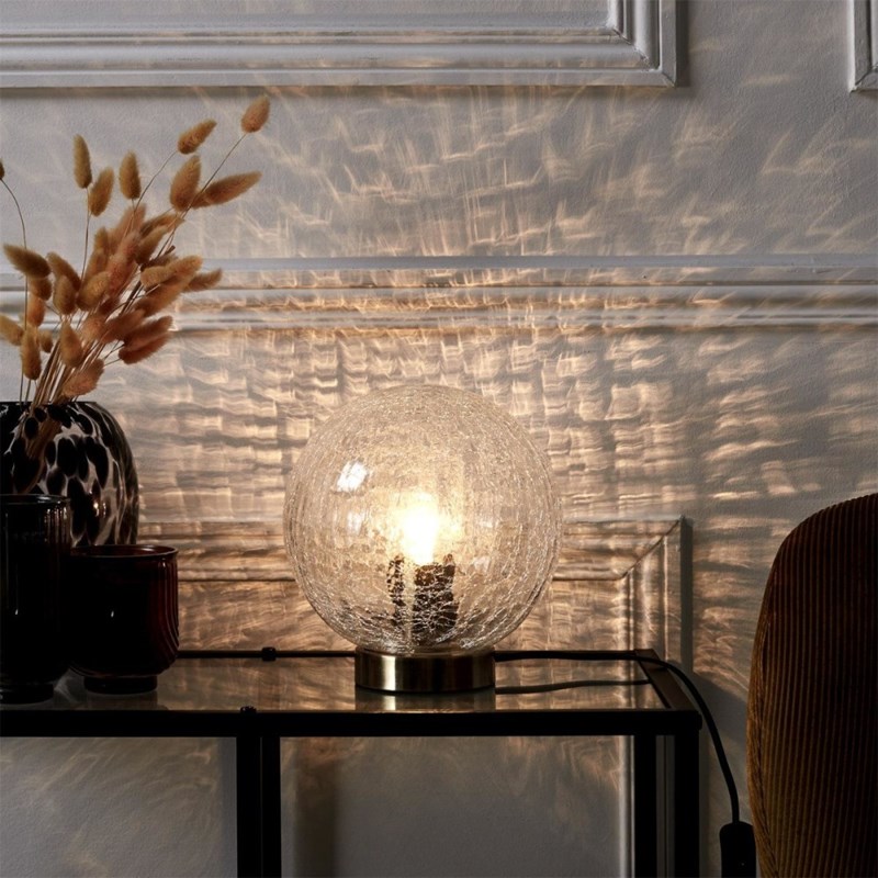 Lampe à poser en verre