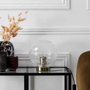 Lampe à poser en verre