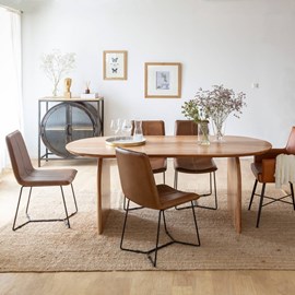 Table à manger en bois d'acacia paulo