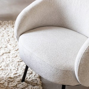 Fauteuil en tissu kanoa