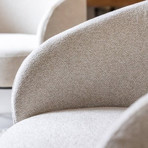 Fauteuil en tissu kanoa