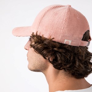 Casquette en velours rose