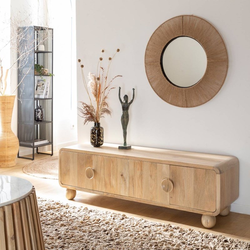 Meuble tv en bois de manguier horta