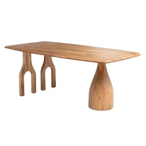 Table à manger en bois d'acacia anaé