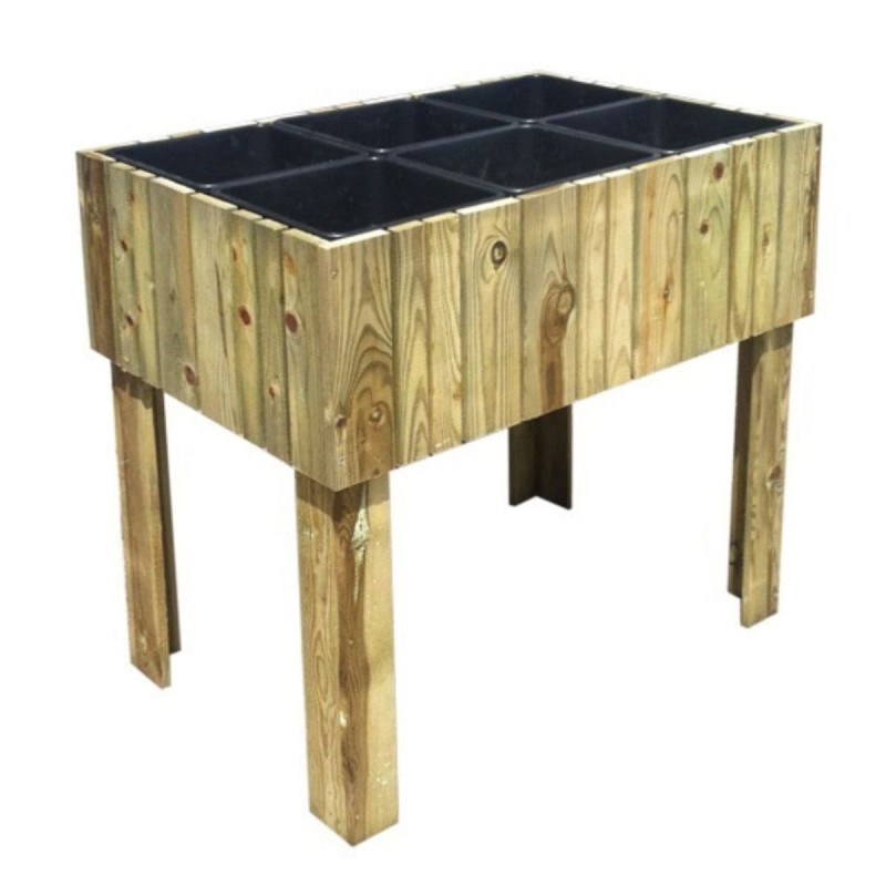 Carré potager surélevé 6 bacs vertikal