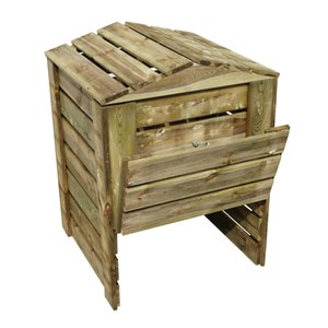 Composteur avec trappes - cabane