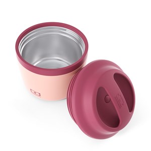 Lunch box isotherme 550ml rose bicolor