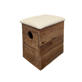 Tabouret en bois recyclé blaise