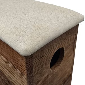 Tabouret en bois recyclé blaise