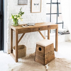 Tabouret en bois recyclé blaise