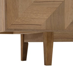 Meuble tv en chêne massif plume