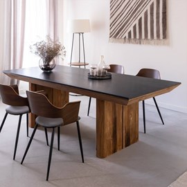 Table à manger en pin recyclé