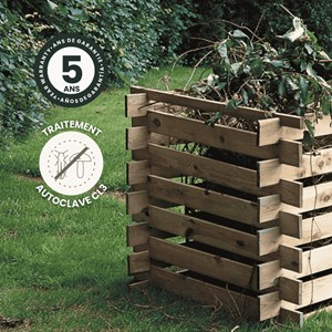 Composteur mezzito - 71 x 100 x 100 cm