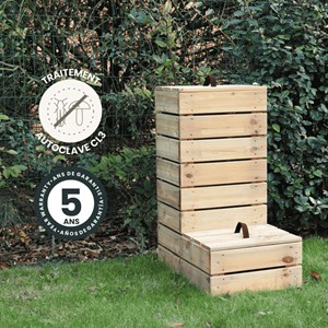 Composteur bois 95l alto