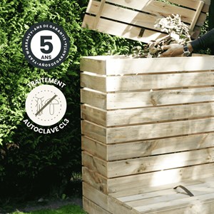 Composteur bois 320l alto