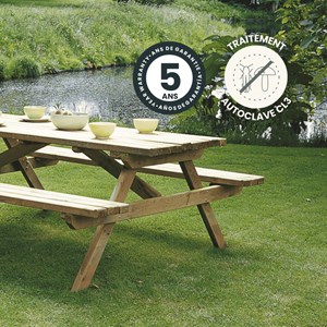 Table de pique-nique 6 personnes