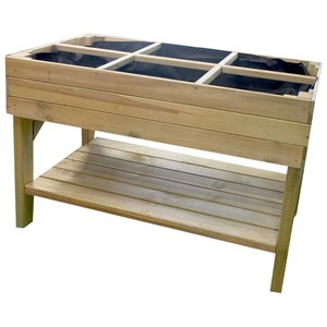 Carré potager en bois 110l paprika