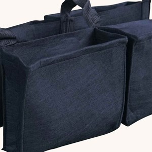 Balconnière 4 sacs noirs